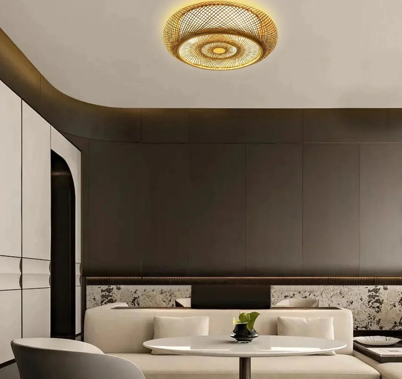 BambooAura - Zen Pendant Lamp made of Bamboo