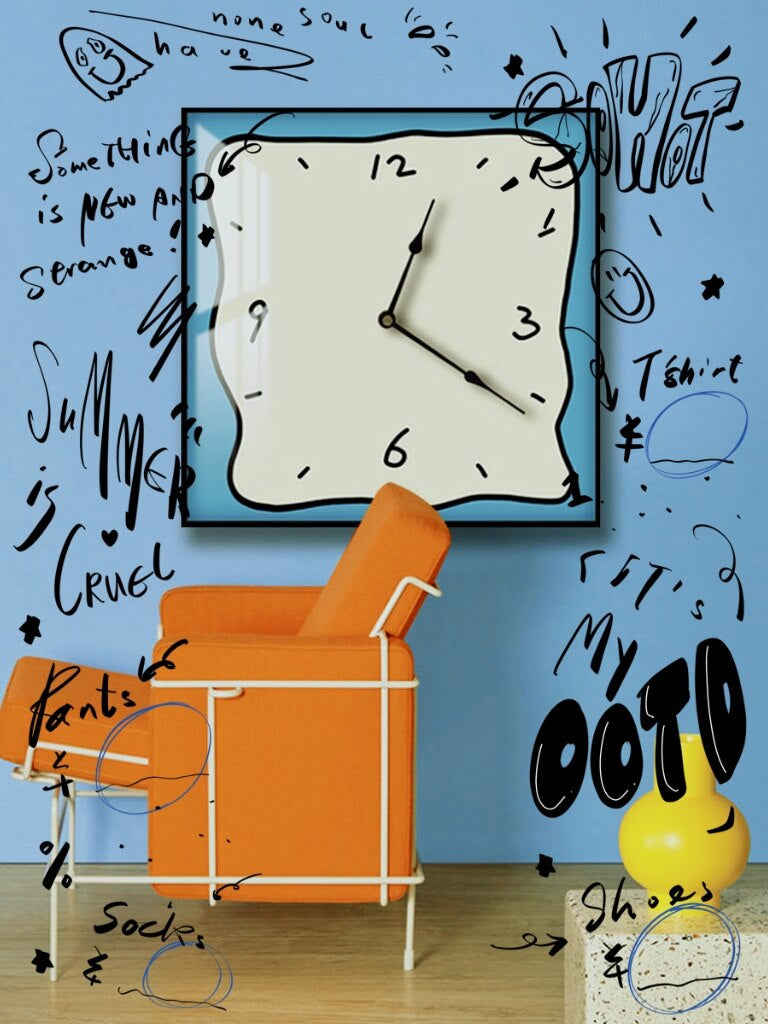 LuxusTijd - Stylish Creativity Metal Wall Clock
