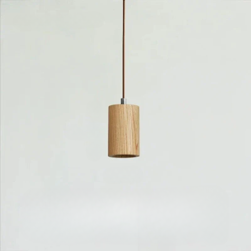 WoodenAura - Scandinavian Wooden Pendant Lamp