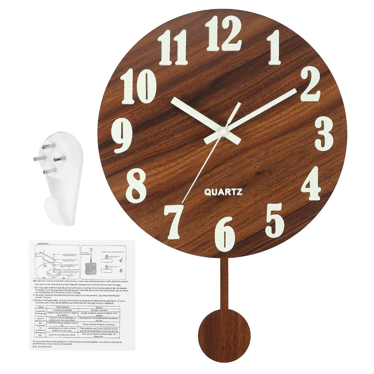 LightOak - Night-lighting Wooden Clock
