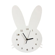 GlowBunny - Cute Norwegian Rabbit Wall Clock