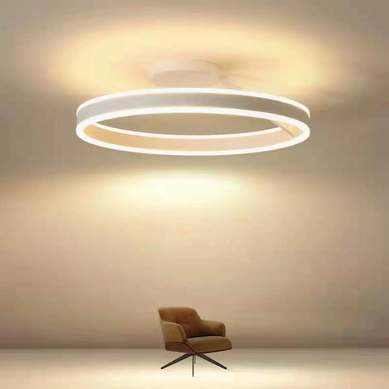 ArishaGlow - Elegant LED Ceiling Light in Gold and Metal