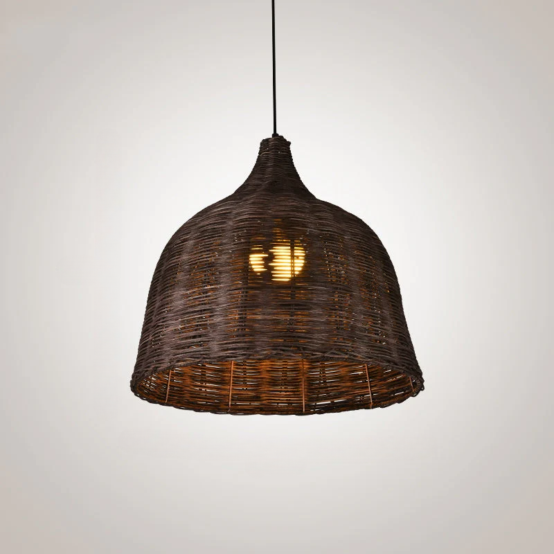 Rattan and Bamboo Pendant Light for the Kitchen