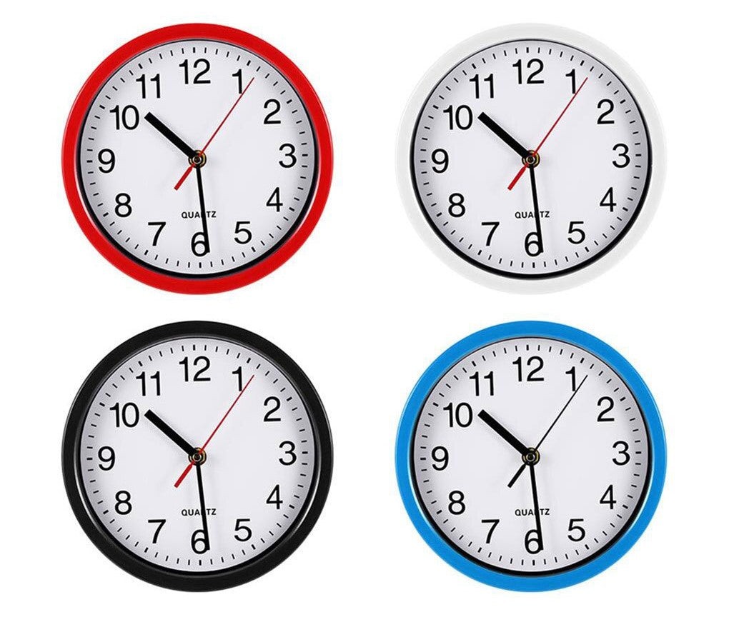 Compact Colourful Wall Clock