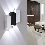 LumiLuxe - Rectangular LED Up and Down Lights Modern Wall Lamps