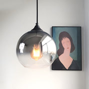 LichtMeester - Modern Globe Design Pendant Light Made of Glass with LED Lighting for Kitchen and Dining Room