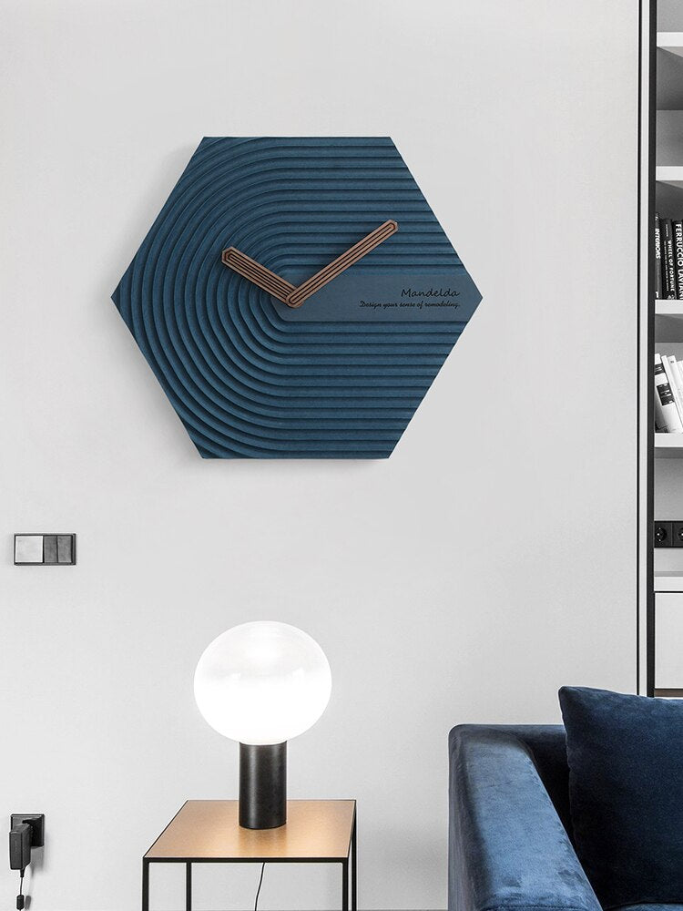 ColorWave - Vibrant Dance of Colours Wall Clock
