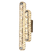 Lumina - Double Strip LED Crystal Modern Wall Lamp with Three-Step Dimming Function