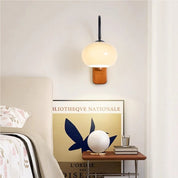 Rotatable Bauhaus Wall Lamp in Khaki Glass - Elegant and Flexible