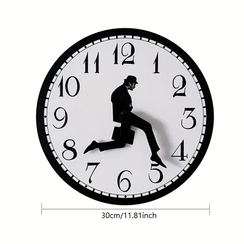 TimeChic - Ministry of Funny Running Wall Clock