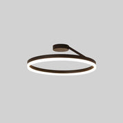 ArishaGlow - Elegant LED Ceiling Light in Gold and Metal