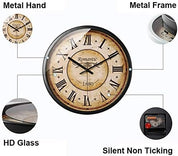 TimeTrend - Vintage Metal Wall Clock