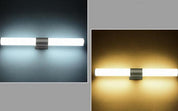 LuxBright - Modern minimalist cylindrical LED mirror wall lamp