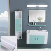 LuxBright - Modern minimalist cylindrical LED mirror wall lamp