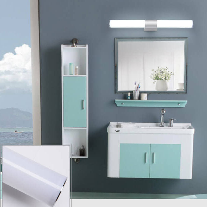 LuxBright - Modern minimalist cylindrical LED mirror wall lamp