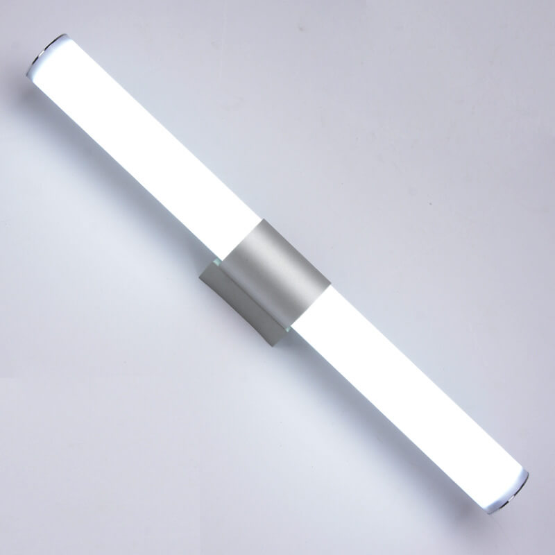 LuxBright - Modern minimalist cylindrical LED mirror wall lamp