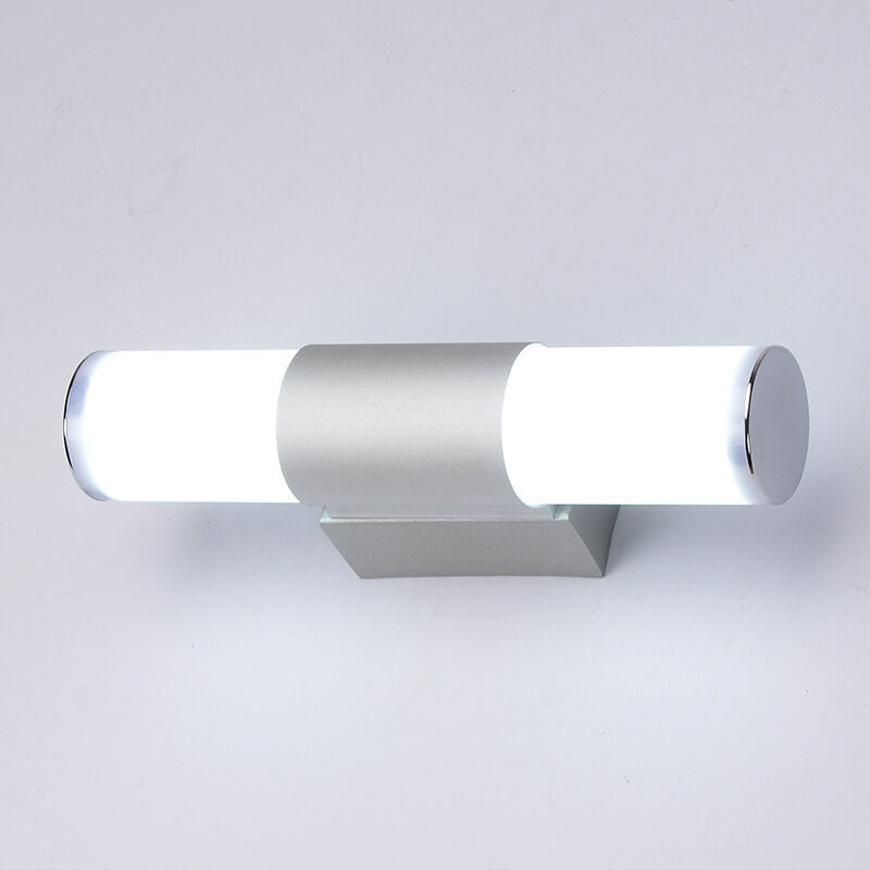 LuxBright - Modern minimalist cylindrical LED mirror wall lamp