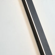 Edge Modern Design LED Wall Lamps Black Metal for Garden and Hall