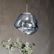 RadiantElegance – Modern Ceiling Light in Glass for the Kitchen