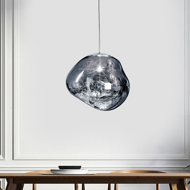 RadiantElegance – Modern Ceiling Light in Glass for the Kitchen