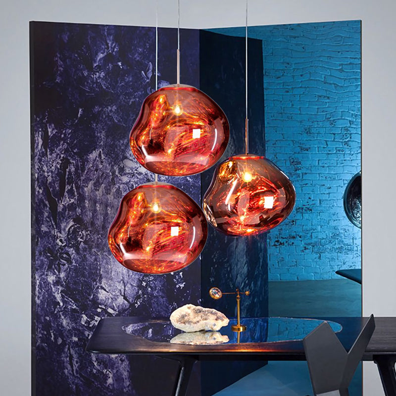RadiantElegance – Modern Ceiling Light in Glass for the Kitchen
