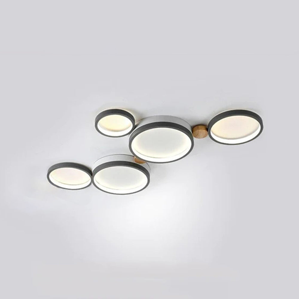 ChicLumineux - Ceiling Light in White and Grey Metal