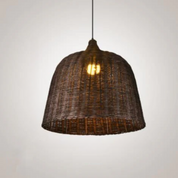 Rattan and Bamboo Pendant Light for the Kitchen
