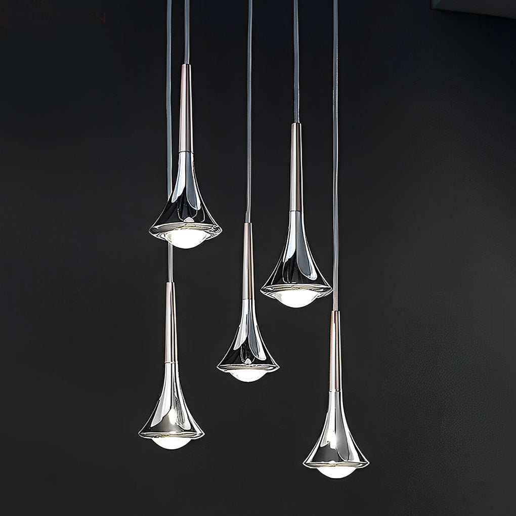 Nordic Pendant Lamp in the Shape of a Water Droplet - 1 Light