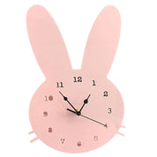 GlowBunny - Cute Norwegian Rabbit Wall Clock