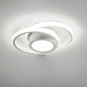 Modern LED Ceiling Light - 2 Rings