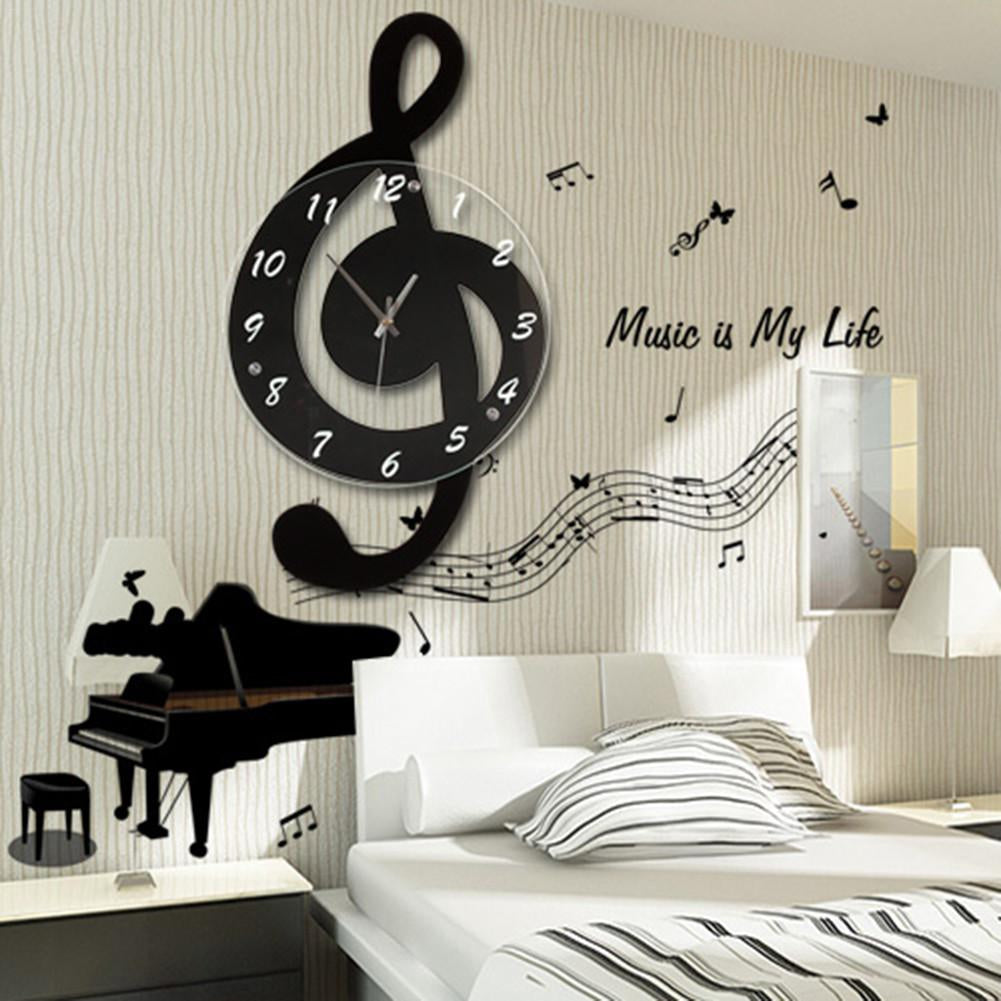 HarmonyTime - Musical G-Clef Wall Clock