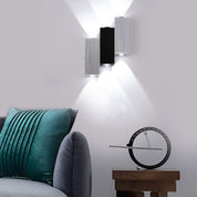 LumiLuxe - Rectangular LED Up and Down Lights Modern Wall Lamps