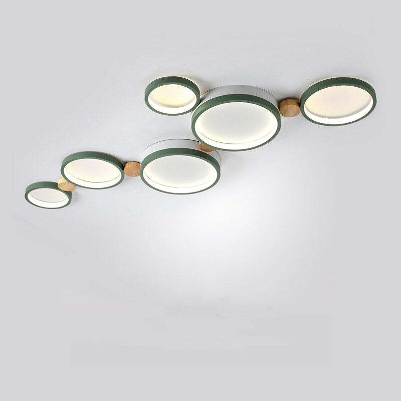 ChicLumineux - Ceiling Light in White and Grey Metal