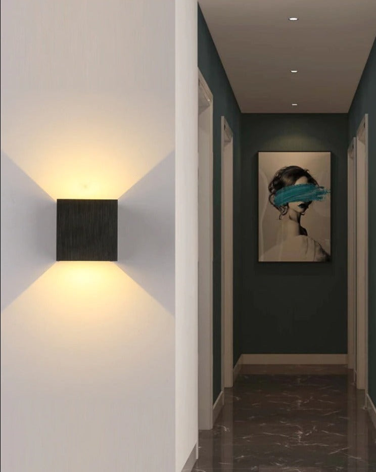 LED Aluminium Wall Lamp for Bedroom Living Room Hallway Accent Lighting