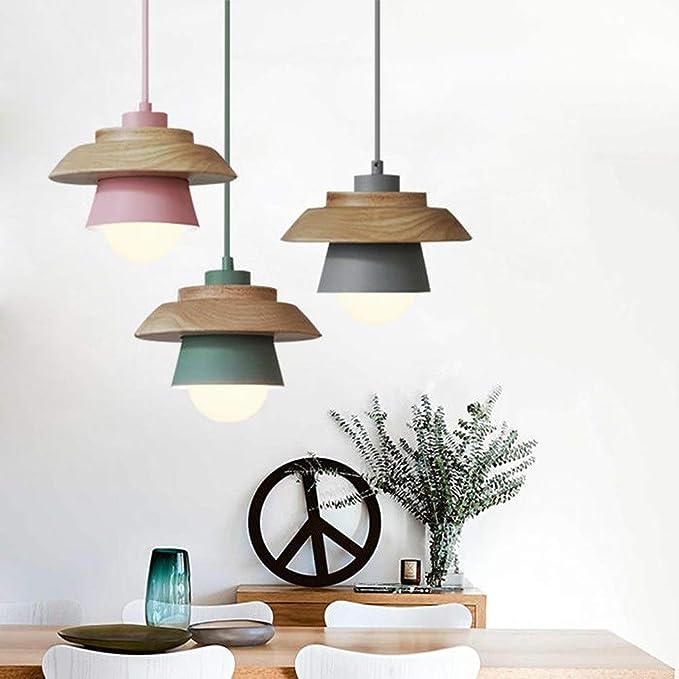 Wooden Pendant Lights from Scandinavia