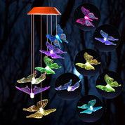 Flutterlights - Decorative Solar Lamps with Butterfly Patterns