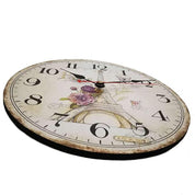 Lumière - Stylish Wooden Wall Clock with Eiffel Tower Design