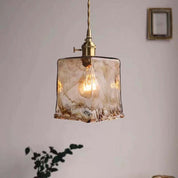Levy Retro LED Pendant Lights Gold Metal Glass Bedroom Living Room Dining Room