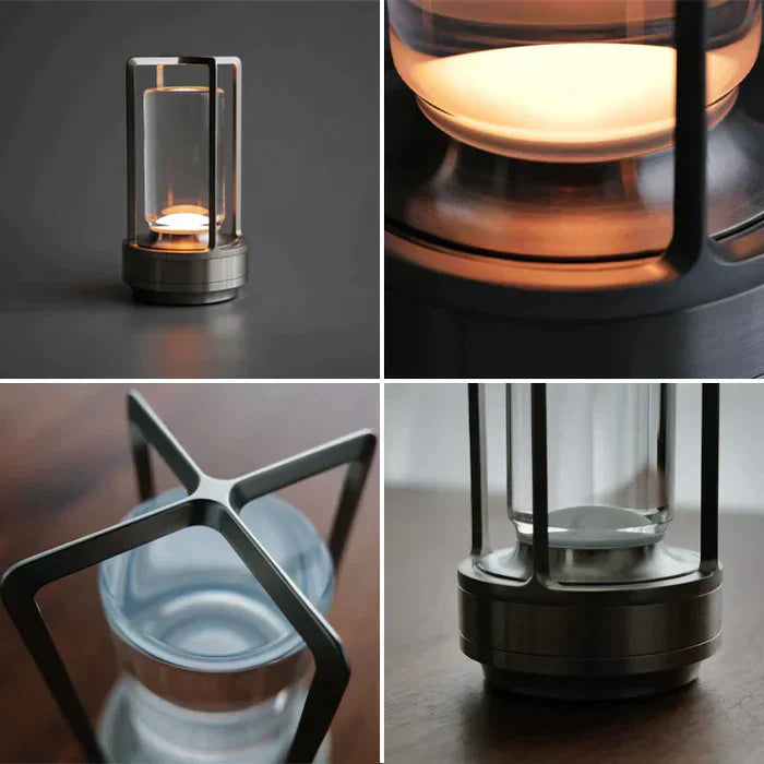 SereneGlow - Elegant Crystal Lamp