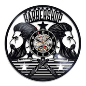 BarberTime - Stylish Vinyl Wall Clock for Barbershops