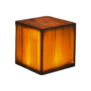 GlowWood - Table Lamp with Built-in Battery and Touch Control LED Lighting for Bedroom and Desk