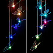 Flutterlights - Decorative Solar Lamps with Butterfly Patterns