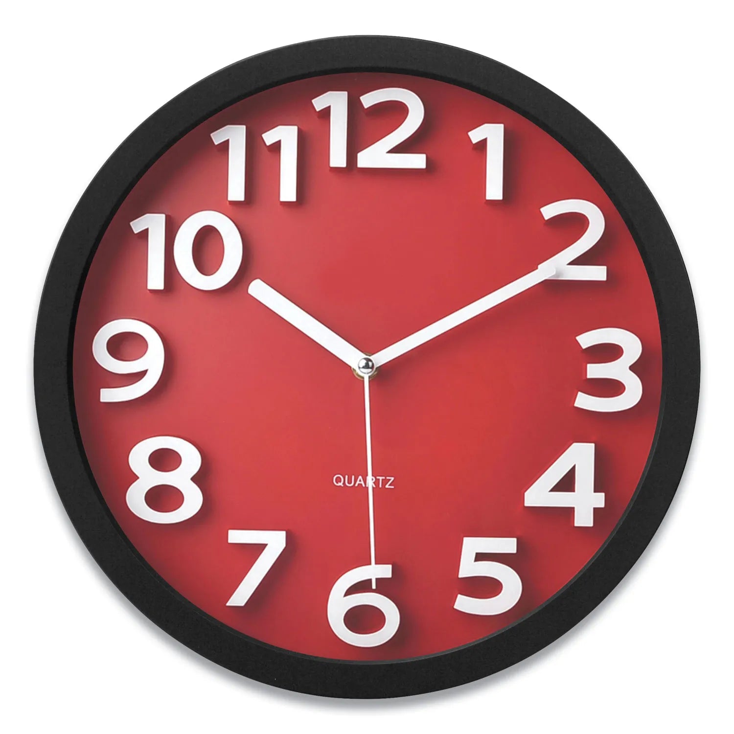 Glowify - Colourful Silent Wall Clock Made of Resin