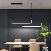 LuxeLight – Elegant Metal and Silicone Pendant Light