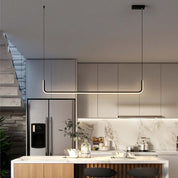 LuxeLight – Elegant Metal and Silicone Pendant Light