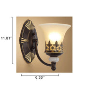 LuminoGlow - Retro Wall Lamp with Double Lamp Shades