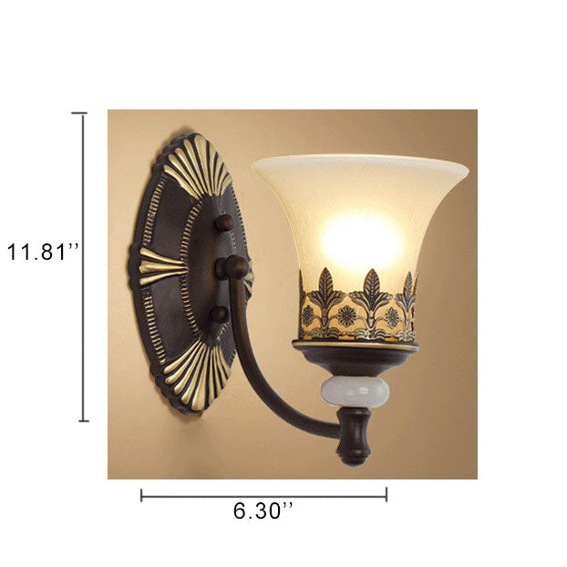 LuminoGlow - Retro Wall Lamp with Double Lamp Shades
