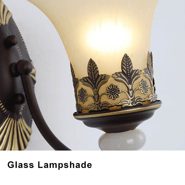 LuminoGlow - Retro Wall Lamp with Double Lamp Shades
