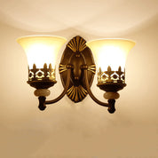 LuminoGlow - Retro Wall Lamp with Double Lamp Shades