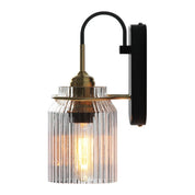 Vintage Wall Lamp with Engineered Glass Shade